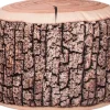 Sitting Point Hocker Wood 60 l Natur Holzoptik-Muster* Sitzsäcke