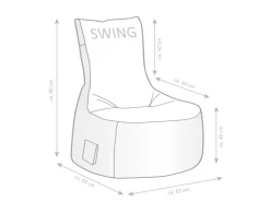 Sitting Point Sessel Swing 300 l* Kissen|Sitzsäcke