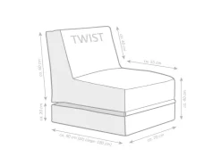 Sitting Point Sessel Twist Scuba 300 l