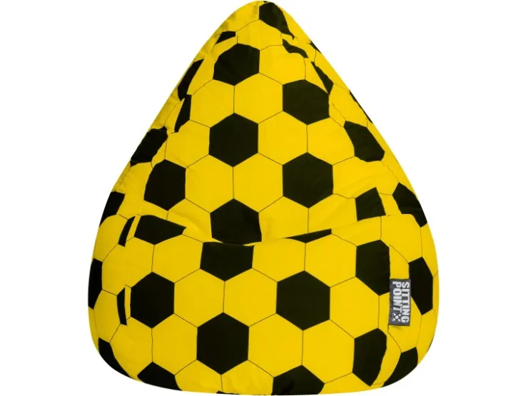Sitting Point Sitzsack BeanBag Fankurve 220 l Fußball-Muster* Sitzsäcke