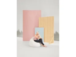 Sitting Point Sitzsack BeanBag Fluffy 120 l Herz-Muster