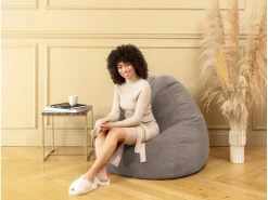 Sitting Point Sitzsack BeanBag Woolly 300 l Natur* Sitzsäcke