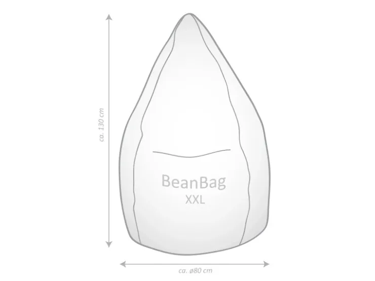 Sitting Point Sitzsack BeanBag Mink 300 l