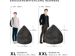 Sitting Point Sitzsack BeanBag Softy 220 l* Sitzsäcke