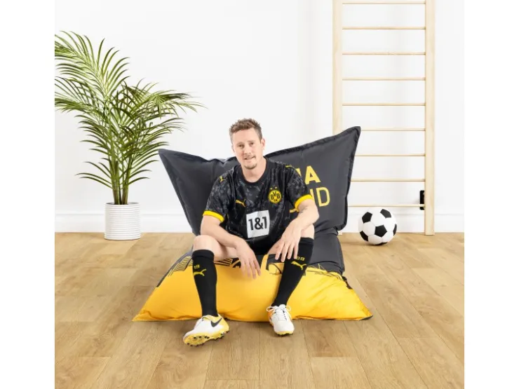 Sitting Point Sitzsack BigBag BVB VIP 380 l Schwarz