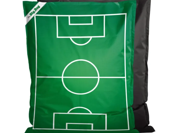 Sitting Point Sitzsack BigBag 200 l Gras Grün Fußball-Muster* Sitzsäcke