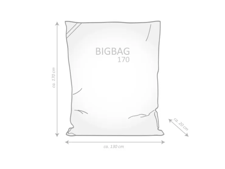 Sitting Point Sitzsack BigBag Brava 380 l Jeansblau* Sitzsäcke