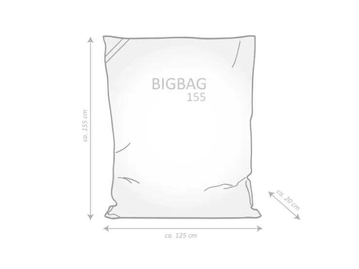 Sitting Point Sitzsack BigBag Woolly 300 l Natur* Sitzsäcke