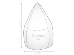 Sitting Point Sitzsack Brava BeanBag 300 l Jeansblau