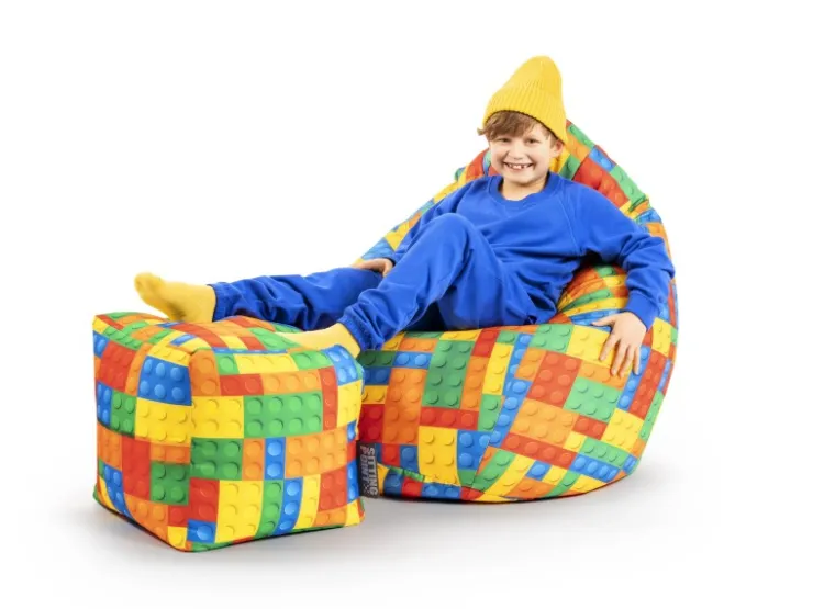 Sitting Point Sitzsack Bricks 220 l Bunt Bunt* Sitzsäcke