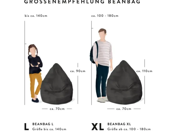 Sitting Point Sitzsack Bricks 220 l Bunt Bunt* Sitzsäcke