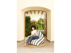 Sitting Point Sitzsack Calypso Santorin 300 l Streifen-Muster
