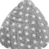 Sitting Point Sitzsack Fluffy 120 l Grau Herz-Muster* Sitzsäcke