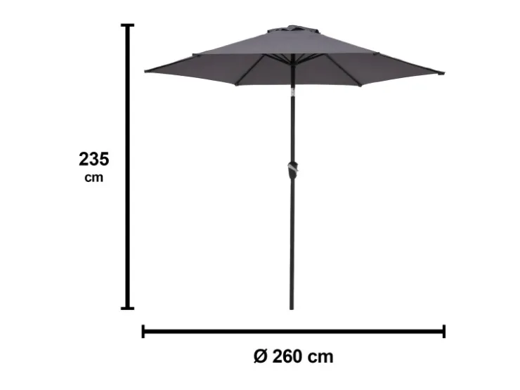 Sitzgruppe Townsville 8-tlg. Aluminium Anthrazit* Stühle