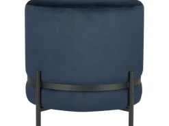Sitzhocker Dark Wonder Ø 43 cm H: 40 cm Dunkelblau