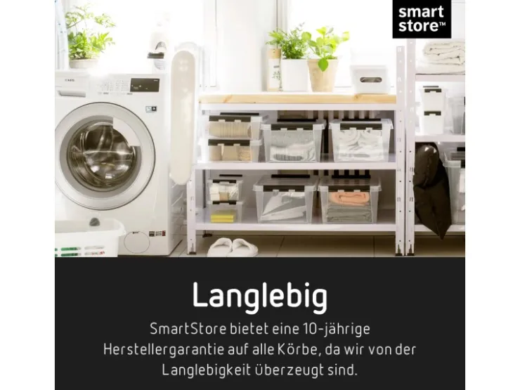 SmartStore Aufbewahrungsbox Classic mit Deckel 31 l* Bettwäsche