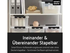 SmartStore Aufbewahrungsbox Classic mit Deckel 31 l* Bettwäsche
