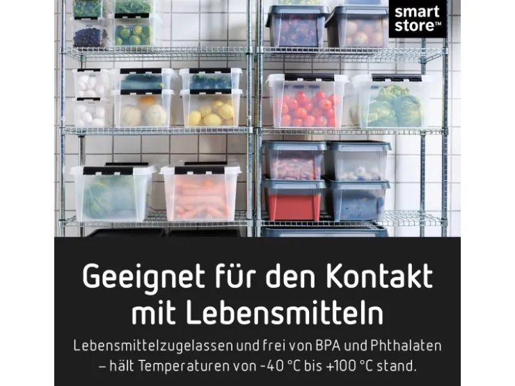 SmartStore Aufbewahrungsbox Classic mit Deckel 31 l* Bettwäsche