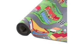 Snapstyle Kinder Spiel Straßenteppich Grün 80x160cm