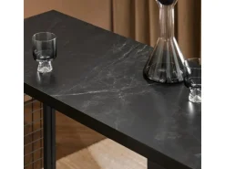 SoBuy Bartisch Balkontisch Küchentisch Bistrotisch Stehtisch Schwarz FWT100-SCH* Tische