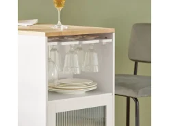 SoBuy Bartisch Esstisch Balkontisch Küchentisch Bistrotisch Stehtisch FWT99-WN