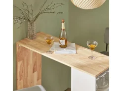 SoBuy Bartisch Esstisch Balkontisch Küchentisch Bistrotisch Stehtisch FWT99-WN