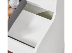 SoBuy Bücherregal für Kinder Kinderregal mit 2 Boxen Aufbewahrungsregal KMB71-W