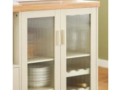 SoBuy Buffet Sideboard Küchenschrank Kommode Mikrowellenschrank FSB81-MI* Flaschenregale