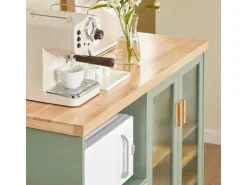 SoBuy Buffet Sideboard Küchenschrank Kommode Mikrowellenschrank FSB81-GR* Schränke