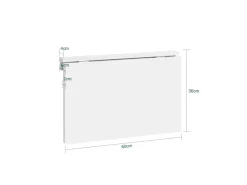 SoBuy Esstisch Klapptisch Küchentisch Wandtisch 60x40cm Weiß FWT03-W* Tische