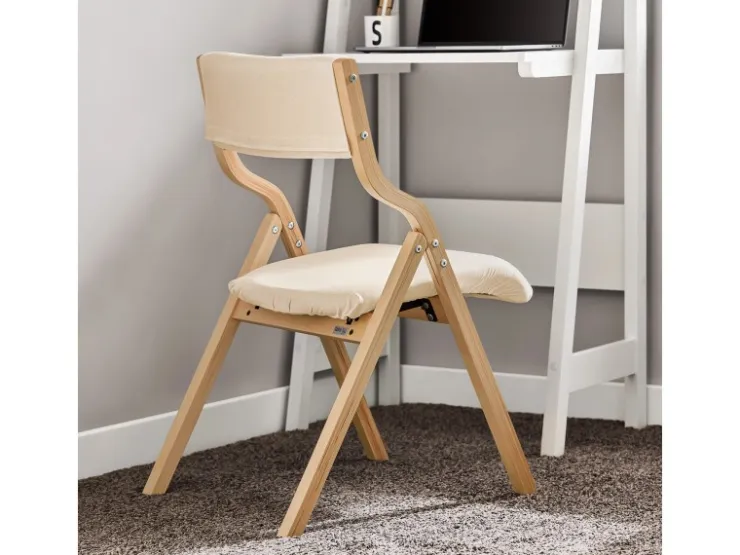 SoBuy Esszimmerstuhl Klappstuhl Küchenstuhl Polsterstuhl mit Lehne FST40-W