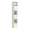 SoBuy Hochschrank mit Schubladen und Türen Holz Weiß STR10-W* Regal Weiß|Holzregale
