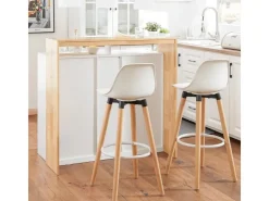 SoBuy Kücheninsel Küchenschrank Kommode Sideboard Buffet KNL07-WN* Sideboards|Kommode