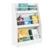 SoBuy Kinderregal Bücherregal für Kinder Wandregal Aufbewahrungsregal KMB45-W* Wandregale|Regal Weiß