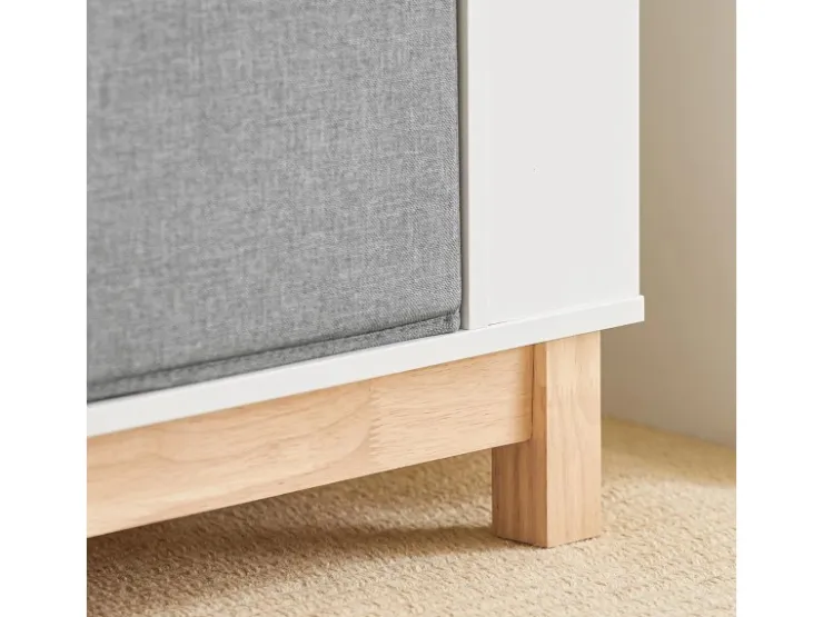 SoBuy Kinderregal Bücherregal Kinderzimmer Aufbewahrungsregal Weiß KMB85-W* Holzregale|Regal Weiß