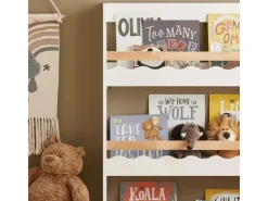 SoBuy Kinderregal Bücherregal für Kinder Wandregal Aufbewahrungsregal KMB77-W* Aufbewahrung|Regal Weiß