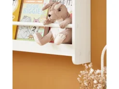 SoBuy Kinderregal Bücherregal Wandregal Hängeregal Weiß KMB08-W* Sofas