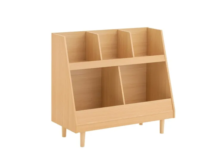 SoBuy Kinderregal mit 5 Fächern Bücherregal Aufbewahrungsregal KMB111-N