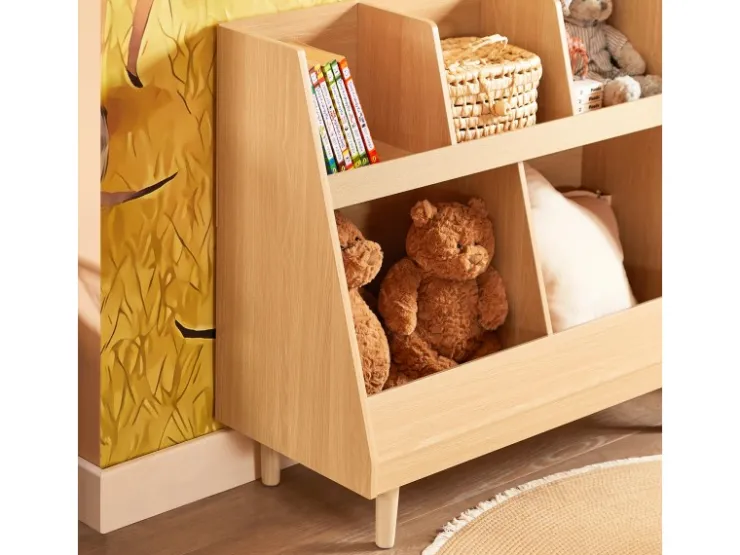 SoBuy Kinderregal mit 5 Fächern Bücherregal Aufbewahrungsregal KMB111-N