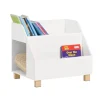 SoBuy Kinderregal mit 3 Fächern Spielzeugregal Bücherregal Standregal KMB54-W* Bücherregale