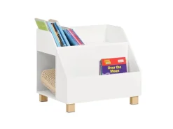 SoBuy Kinderregal mit 3 Fächern Spielzeugregal Bücherregal Standregal KMB54-W* Bücherregale