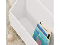 SoBuy Kinderregal mit 3 Fächern Spielzeugregal Bücherregal Standregal KMB54-W* Bücherregale