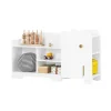 SoBuy Kinderregal mit Elefant-Design Bücherregal Kinderzimmer Weiß KMB62-W* Bücherregale