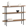SoBuy Konsolentisch Flurtisch Sideboard Beistelltisch Dekotisch FSB67-WS