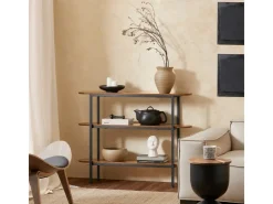 SoBuy Konsolentisch Flurtisch Sideboard Beistelltisch Dekotisch FSB67-WS