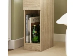 SoBuy Nachttisch mit Schublade Beistelltisch Nachtschrank Natur FBT111-N* Tische