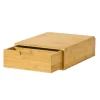 SoBuy Schubladenbox Aufbewahrungsbox Schreibtischorganizer 30x12x42cm Bambus FRG83-N* Aufbewahrung