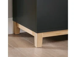 SoBuy Schuhbank mit Sitzfläche Sitzbank mit Stauraum FSR117-SCH* Sitzbänke