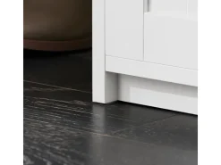SoBuy Schuhbank mit Sitzfläche Sitzbank mit Stauraum Schuhregal 90x46x35cm Weiß FSR133-K-W* Sitzbänke