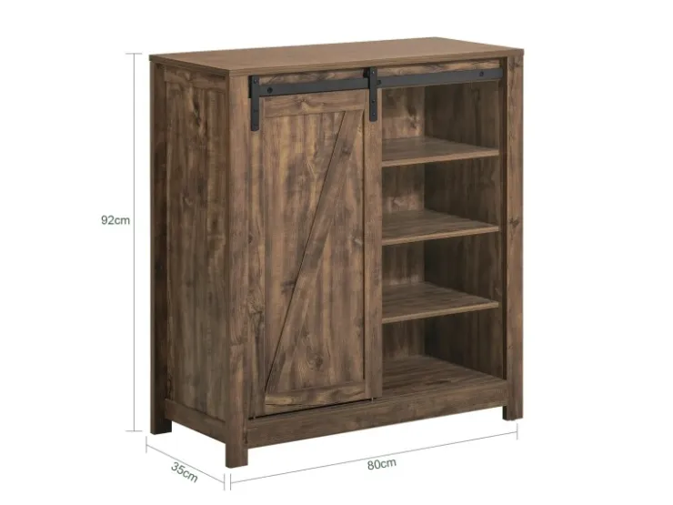 SoBuy Sideboard Kommode Schuhschrank Küchenschrank Flurschrank FSB59-N* Schränke